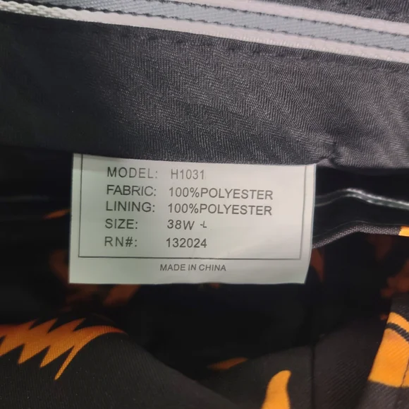 Men's 2pc Jack O Lantern Suit - Picture 5 of 6